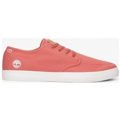 Timberland Union Wharf Derby Sneaker buty męskie, czerwony, rozmiar 44. Czerwone półbuty męskie Timberland, na co dzień, bez wzorów, z gumy, bez zapięcia. W wyprzedaży za 159,99 zł.