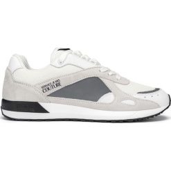 Versace Jeans Couture Tenisówki Biały Szary. Szare trampki męskie Versace Jeans Couture, bez wzorów, z jeansu, bez zapięcia. Za 686,95 zł.