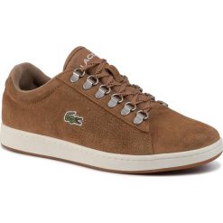 Sneakersy LACOSTE - Carnaby Evo 319 3 Sma 738SMA0011BW7 Lt Brw/Off Wht. Pomarańczowe sneakersy męskie Lacoste, bez zapięcia, Lacoste Carnaby Evo. Za 499,99 zł.