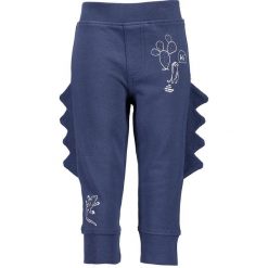 Blue Seven - Spodnie dziecięce 86-62 cm. Niebieskie spodnie chłopięce Blue Seven, bez wzorów, z bawełny, sportowe. W wyprzedaży za 34,90 zł.