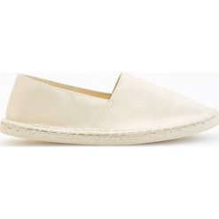Espadryle damskie: Espadryle – Złoty