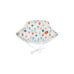 Czapeczki niemowlęce: LÄSSIG Girls Splash & Fun Kapelusz dwustronny UV 50+ ice-cream white