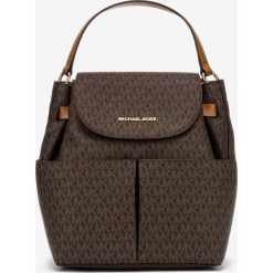 Michael Kors Bedford Large Plecak Brązowy. Pomarańczowe plecaki damskie Michael Kors, w paski, z materiału. Za 1296,95 zł.