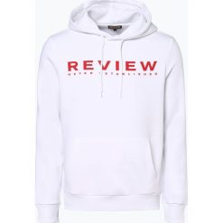 Review - Męska bluza nierozpinana, czarny. Czarne bluzy męskie rozpinane Review, m, z nadrukiem, z kapturem. Za 89,95 zł.