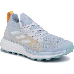 Buty adidas - Terrex Two Parley FW2533 Dshgry/Ftwwht/Bluspi. Niebieskie buty sportowe damskie Adidas, bez wzorów, z tworzywa sztucznego, sportowe, do biegania, adidas terrex. Za 649,00 zł.