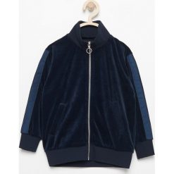 Bluzy chłopięce: Aksamitna bluza – Granatowy