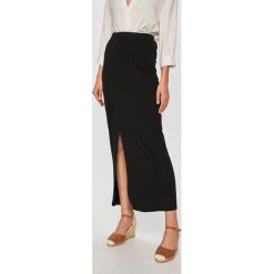 Answear - Spódnica. Czarne spódniczki damskie ANSWEAR, na co dzień, s, bez wzorów, z elastanu, casualowe, mini, proste. W wyprzedaży za 49,90 zł.