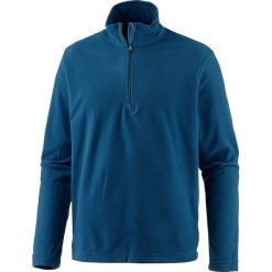 Bluza polarowa w kolorze granatowym. Niebieskie bluzy męskie The North Face, Jack Wolfskin, Icepeak & Co., m, bez wzorów, z materiału, ze stójką, z krótkim rękawem, krótkie, bez kaptura. W wyprzedaży za 87,95 zł.