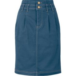 Spódnica z wygodnej dzianiny dresowej ze stretchem bonprix głęboki niebieski. Niebieskie spódniczki damskie bonprix, bez wzorów, z dzianiny. Za 79,99 zł.