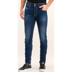 Jeansy Skinny Fit Diesel Sleekner-X 00SWJG 083AV. Niebieskie jeansy męskie Diesel, m, bez wzorów. W wyprzedaży za 369,00 zł.