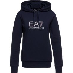 Bluza EA7 Emporio Armani 6GTM03 TJ27Z 1554. Niebieskie bluzy damskie EA7 Emporio Armani, s, bez wzorów, z elastanu, bez rękawów, bez kaptura. W wyprzedaży za 279,00 zł.