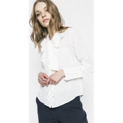 Only - Koszula. Czarne bluzki damskie ONLY, na co dzień, bez wzorów, z poliesteru, casualowe, bez kołnierzyka, z długim rękawem. W wyprzedaży za 59,90 zł.