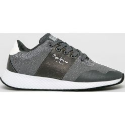 Pepe Jeans - Buty Koko Sandy. Szare buty sportowe damskie Pepe Jeans, bez wzorów, z jeansu, sportowe. W wyprzedaży za 269,90 zł.