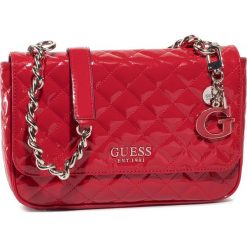 Torebka GUESS - Melise (TG) HWTG76 67200 RED. Czerwone torebki klasyczne damskie Guess, z aplikacjami, ze skóry ekologicznej, klasyczne, bez dodatków. W wyprzedaży za 499,00 zł.