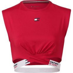 Top funkcyjny w kolorze czerwonym. Czerwone topy damskie Odzież sportowa, l, z nadrukiem, z materiału, bez rękawów. W wyprzedaży za 109,95 zł.
