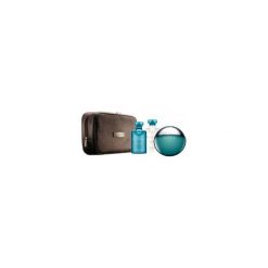 SET Bvlgari Aqua Pour Homme (M) edt 100ml + sg 75ml + asb 75ml + kosmetyczka. Szare kosmetyczki męskie Bvlgari, bez wzorów. Za 262,37 zł.