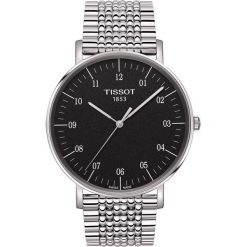 RABAT ZEGAREK TISSOT Everytime Big Gent T109.610.11.077.00. Czarne zegarki męskie marki TISSOT, ze stali. W wyprzedaży za 1012,00 zł.