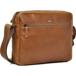 Skórzana listonoszka unisex Daag Albedo 4 koniakowa - Koniakowy. Szare torby męskie skórzane daag, bez wzorów, ze skóry. Za 359,99 zł.