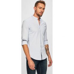 Tom Tailor Denim - Koszula. Niebieskie koszule męskie TOM TAILOR DENIM, m, bez wzorów, z elastanu, casualowe, ze stójką, z długim rękawem. W wyprzedaży za 119,90 zł.