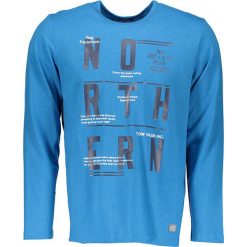 T-shirty męskie z nadrukiem: Koszulka w kolorze niebieskim