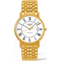 LONGINES Présences L4.921.2.11.8. Żółte zegarki męskie LONGINES, złote. Za 5570,00 zł.