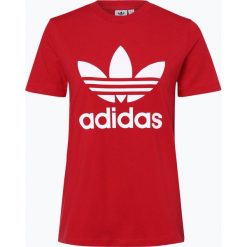 Adidas Originals - T-shirt damski, czerwony. Czerwone t-shirty damskie adidas Originals, m, z nadrukiem, z dżerseju. Za 139,95 zł.