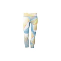 Legginsy i Rajstopy Reebok Sport Legginsy 3/4 Yoga Lux Bold. Niebieskie rajstopy damskie Reebok Sport, bez wzorów. Za 125,30 zł.