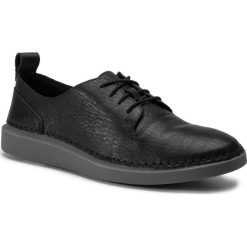 Półbuty CLARKS - Hale Lace. 261388764 Black Leather. Czarne półbuty damskie Clarks, na co dzień, bez wzorów, ze skóry, bez obcasa, na płaskiej podeszwie, bez zapięcia. W wyprzedaży za 329,00 zł.