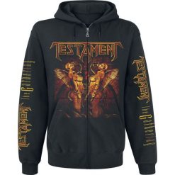 Bejsbolówki męskie: Testament The Gathering Bluza z kapturem rozpinana czarny
