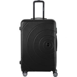 Walizka w kolorze czarnym - 107 l. Czarne walizki Murano, Berenice, bez wzorów, z materiału. W wyprzedaży za 239,95 zł.