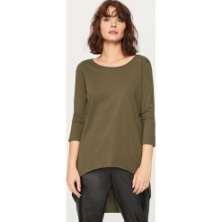 Bluzki, topy, tuniki: Asymetryczna koszulka – Khaki