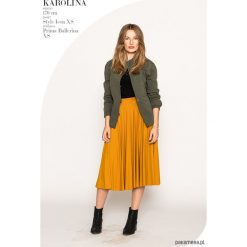 Żakiet Style Icon khaki. Brązowe marynarki i żakiety damskie Pakamera, z bawełny. Za 427,00 zł.