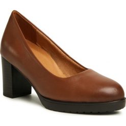 Półbuty CAPRICE - 9-22406-25 Cognac Soft N 335. Pomarańczowe półbuty damskie Caprice, bez wzorów, ze skóry, eleganckie, bez obcasa, na obcasie, bez zapięcia. Za 299,00 zł.