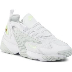 Buty NIKE - Zoom 2k A00354 104 White/Barely Volt/Ghost Aqua. Białe buty sportowe damskie Nike, bez wzorów, ze skóry, sportowe, nike zoom. W wyprzedaży za 299,00 zł.