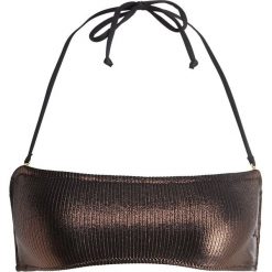 Bielizna damska: Topshop METALLIC BANDEAU Góra od bikini bronze