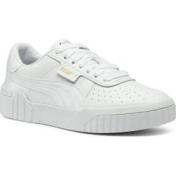 Sneakersy PUMA - Cali Wn's 369155 01 Puma White/Puma White. Białe półbuty damskie Puma, ze skóry ekologicznej. Za 399,99 zł.
