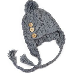 Czapka damska Guziki trzy szara (cz1541). Szare czapki zimowe damskie Art of Polo. Za 34,62 zł.