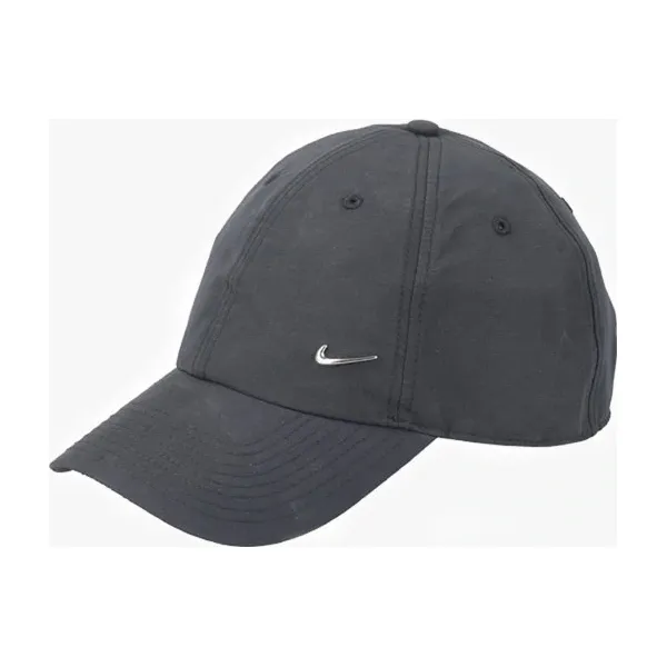 Nike Czapka Emea Metal Swoosh Cap , czarny, rozmiar ONE SIZE. Czarne czapki damskie Nike, bez wzorów, z bawełny. Za 59,99 zł.