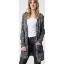 Czarny Kardigan High Temperature. Czarne swetry damskie Born2be, xl, z nadrukiem. Za 109,99 zł.