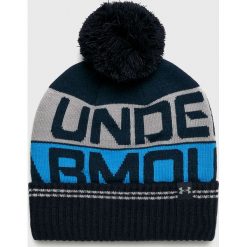 Under Armour - Czapka. Niebieskie czapki męskie marki Under Armour, na zimę, z elastanu. Za 89,90 zł.