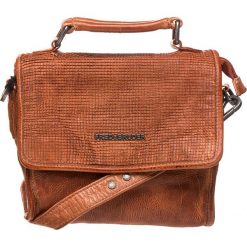 Skórzana torebka w kolorze rdzawoczerwonym - 20 x 10 x 4 cm. Pomarańczowe torebki klasyczne damskie FREDsBRUDER, w paski, ze skóry, na ramię, bez dodatków. W wyprzedaży za 257,95 zł.