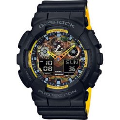 Zegarki męskie: Zegarek Casio Zegarek męski G-Shock czarny (GA-100BY-1AER)
