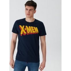 T-shirt X-Men - Granatowy. Niebieskie t-shirty męskie House, s, bez wzorów, bez kołnierzyka. Za 49,99 zł.