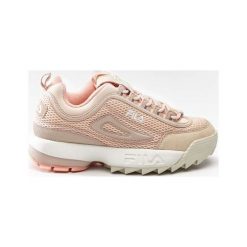 Wzorzyste Sportowe Buty Fila Disruptor MM Low WMN. Szare buty sportowe damskie Molly.pl, z zamszu. Za 519,00 zł.