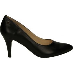 Czółenka - SK6341205 NER. Czarne czółenka Venezia, ze skóry. Za 249,00 zł.