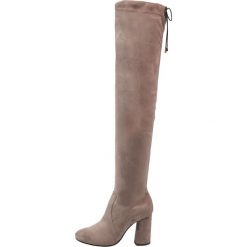 Buty zimowe damskie: Fiore di Lucia Milano SKYLINE Muszkieterki taupe
