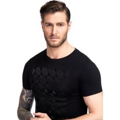 T-shirt BIAGIO TSCS000045. Czarne t-shirty męskie Giacomo Conti, na lato, m, z nadrukiem, z bawełny, bez kołnierzyka. Za 99,00 zł.