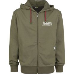 Bluzy męskie: Attack On Titan Scout Bluza z kapturem rozpinana oliwkowy