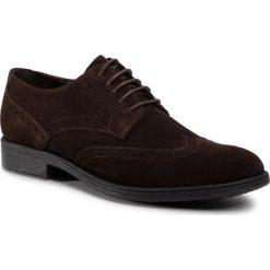 Półbuty GEOX - U Jaylon I U94Y7I 00022 C6024 Dk Coffee. Pomarańczowe półbuty męskie Geox, na co dzień, bez wzorów, z zamszu, bez zapięcia. W wyprzedaży za 279,00 zł.
