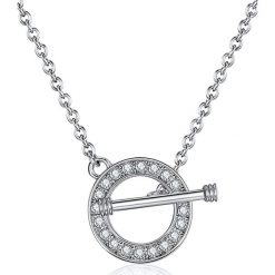 Naszyjniki damskie: Naszyjnik „Chained” z elementem ozdobnym – dł. 42 cm